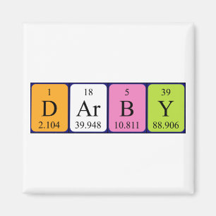 Darby周期表名磁石 マグネット