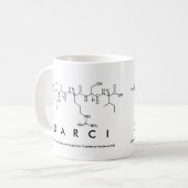 Darciペプチド名mag コーヒーマグカップ (正面左)
