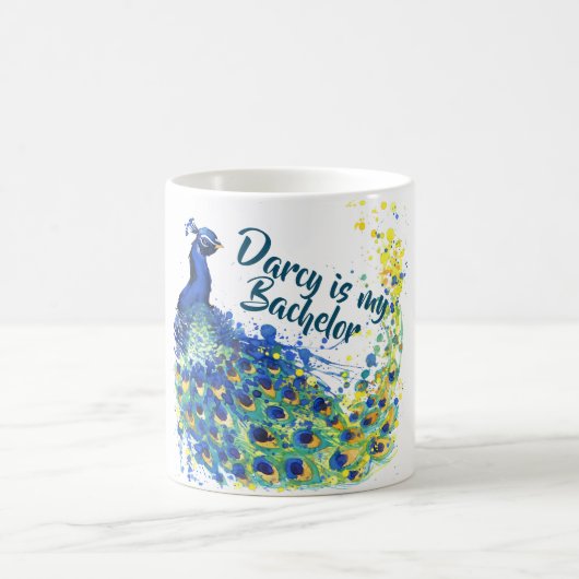 Darcyは私の独身のマグです コーヒーマグカップ (中央)