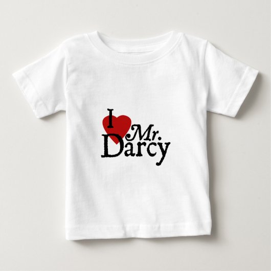 DarcyジェーンAusten I愛氏 ベビーTシャツ (正面)