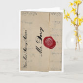 Darcy氏のラブレターカード カード (黄色い花)