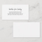 DARCY白黒ベビー用ブック エンクロージャーカード (正面/裏面)