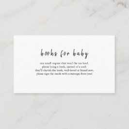 DARCY白黒ベビー用ブック エンクロージャーカード