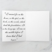 Darcy and Elizabeth Silhouette カード (内部)