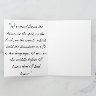 Darcy and Elizabeth Silhouette カード