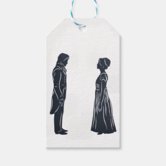 Darcy and Elizabeth Silhouette ギフトタグ