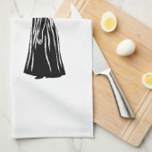 Darcy and Lizzy Silhouette キッチンタオル (四つ折り)