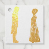 Darcy & Elizabeth Silhouette フェイバータグ (正面)