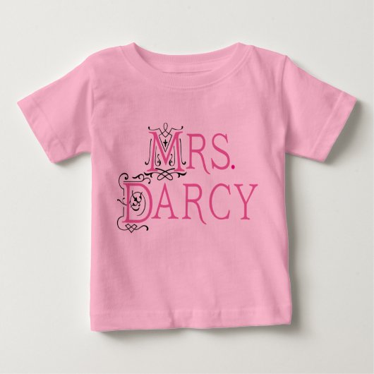 Darcy GiftジェーンAusten夫人 ベビーTシャツ (正面)