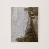 Dardagny、朝、c.1853 (キャンバスの油) ジグソーパズル (縦)