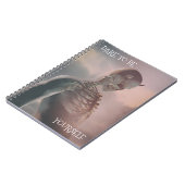 Dare To Be Yourself. Skeleton with horns ノートブック (左側)