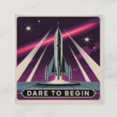 Dare To Begin スクエア名刺 (正面)