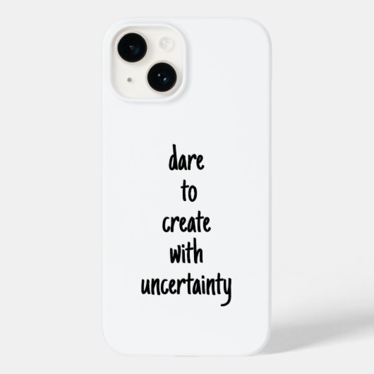 Dare To Create iPhone カース Case-Mate iPhoneケース (裏面)