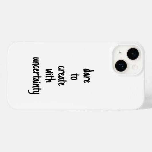 Dare To Create iPhone カース Case-Mate iPhoneケース (裏面 (横))