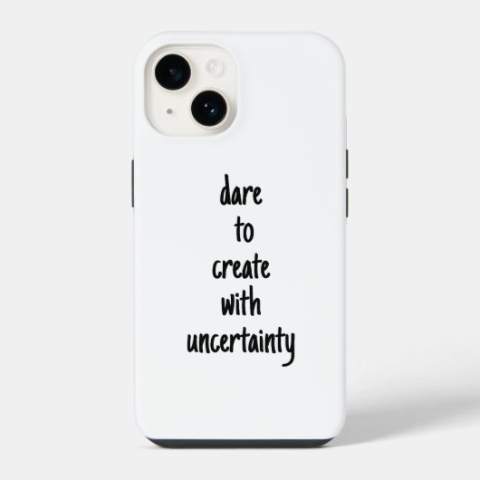 Dare To Create iPhone カース iPhoneケース (裏面)