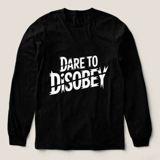 Dare to Disobey Punk トライブレンドＴシャツ (デザイン正面)