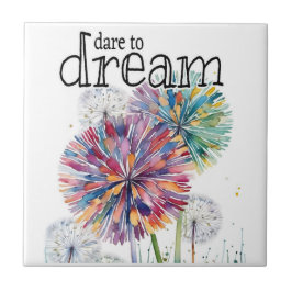 Dare to Dream, Wishes, Sml （4.25インチx 4.25インチ） タイル