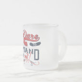 DARE TO STAND OUT フロストグラスマグカップ (正面右)