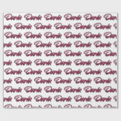 Daria faded pink personalisiertes Geschenkpapier ラッピングペーパー (フラット)