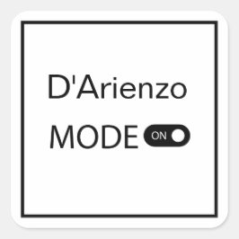 D'Arienzoモードタンゲロおもしろいタンゴダンサーミロンガ スクエアシール