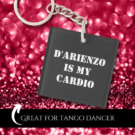 D'Arienzo is my cardio Tanguero アルゼンチンタンゴ キーホルダー