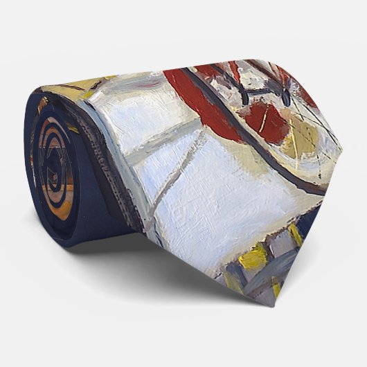 Daring Flying Wallendas Red Blue Yellow ネクタイ (ロール)