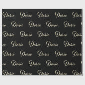 Dario Vorname Name edles Geschenkpapier Papier ラッピングペーパー (フラット)