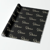 Dario Vorname Name edles Geschenkpapier Papier ラッピングペーパー (アンロールド)