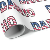Dario Vorname Name USA US Geschenkpapier Papier ラッピングペーパー (ロールコーナー)