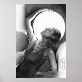 Darja Collin under the Moon – Art Deco Dancer ポスター