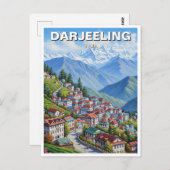 Darjeeling India  ポストカード (正面/裏面)