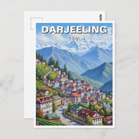 Darjeeling India  ポストカード (正面/裏面)