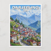 Darjeeling India  ポストカード (正面)