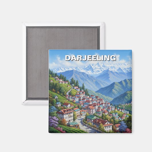 Darjeeling India  マグネット (正面/裏面)