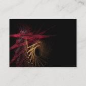 Dark ：レッド&金ゴールド名刺 名刺 (裏面)