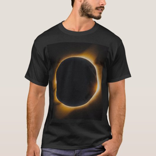 Dark 太陽の Eclipse Men's Tシャツ (正面)