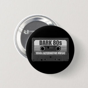 DARK 80sカセットテープピン 缶バッジ