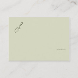 Dark Academia Botany Garden Reader Gift エンクロージャーカード