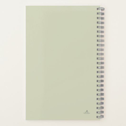 Dark Academia Botany Garden Reader Gift ノートブック (裏面)