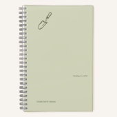 Dark Academia Botany Garden Reader Gift ノートブック (正面)