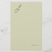 Dark Academia Botany Garden Reader Gift 便箋 (正面)