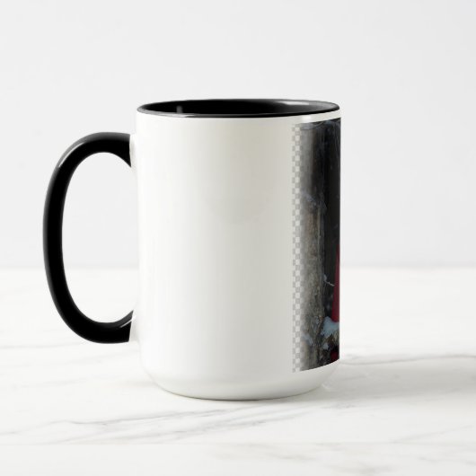 Dark Academia Christmas Owl Merry マグカップ (左)