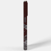 Dark Academia Floral Still Life Burgundy Case-Mate iPhoneケース (裏面 / 右)