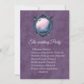 Dark Academia Gothic Mirror Ceramony Program 招待状 (正面)