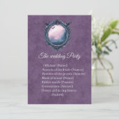 Dark Academia Gothic Mirror Ceramony Program 招待状 (スタンド正面)