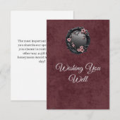 Dark Academia Gothic Mirror Enclosure Card エンクロージャーカード (正面/裏面)