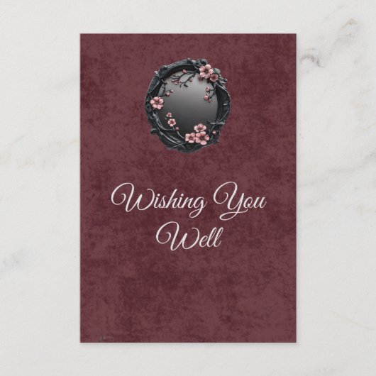 Dark Academia Gothic Mirror Enclosure Card エンクロージャーカード (正面)