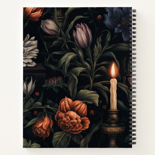 Dark Academia Journal Notebook ノートブック (裏面)