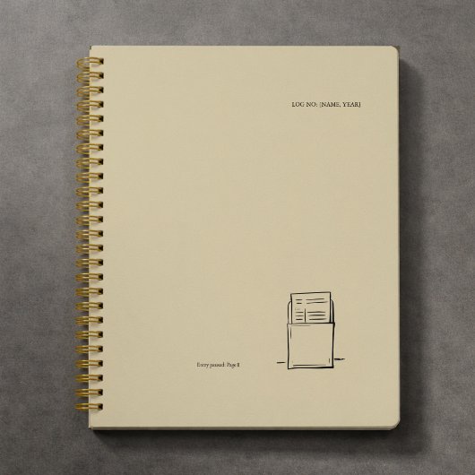 Dark Academia – Library Card motif for book lovers プランナー手帳