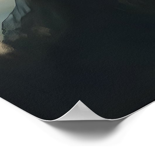 Dark Academia Library Wall Art Gothic Victorian ポスター (角)